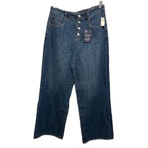 Gap Women's Button Fly Wide Leg Denim Jeans Size 31